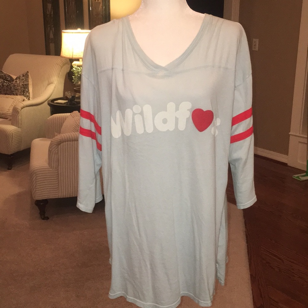 Wildfox Heart Logo Oversized Tee - Picture 7 of 16